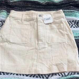 Altar'd State Cream Mini Skirt